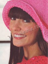 Шапочка для девочки и женская шляпка