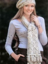 Кокетливый дуэт - Берет и шарф