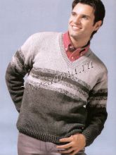 Пуловер - Элегантный серый