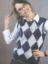 Туника с ромбами