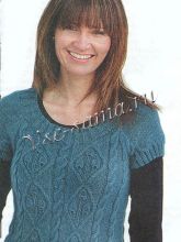 Безрукавка с ромбами