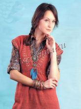 Туника с V-образным вырезом