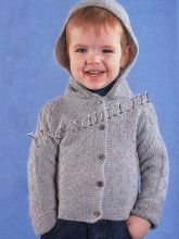 Серый жакет с ромбами