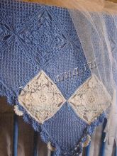 Ажурный плед