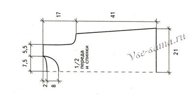 Схема вязания сарафана