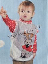 Жилет с оленем