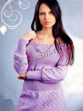 Платье с вырезом 