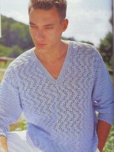 Мужской пуловер