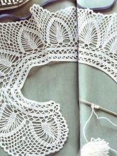 Вязаный воротник - модель 1