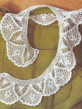 Вязаный воротник модель 2