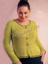 Салатовый жакет