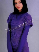 Туника с поперечными косами