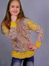 Детская кофточка на молнии