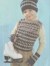 Комплект с норвежскими узорами