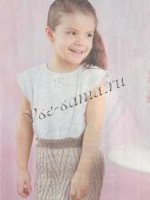 Юбка с рельефным узором