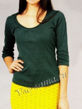 Ажурная желтая юбка, фото