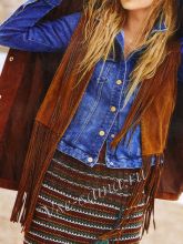 Юбка из пряжи пяти цветов, фото