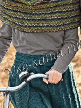 Юбка с поясом и шарф-петля, фото