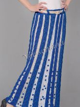 Юбка с вертикальными полосами, фото