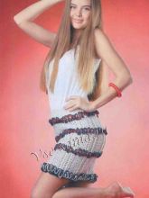 Юбочка с оборками, фото модели