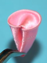 Лепесток канзаши - трубочка или зефирка, фото