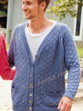 Мужской кардиган на пуговицах