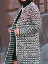 Твидовый кардиган