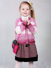 Кофточка на 6 лет в розовых тонах, фото модели