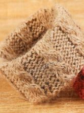 Браслет спицами с узором жгуты, фото