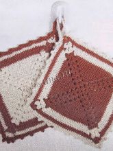 Двухцветная прихватка, фото