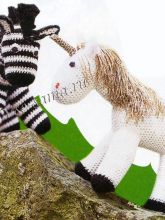 Единорог и зебра, фото