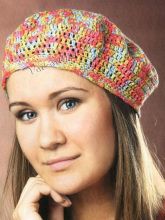 Маленький меланжевый берет, фото