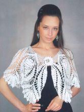 Накидка "Белый танец", фото