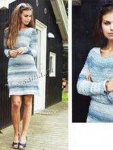 Платье, связанное крючком, фото