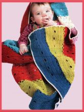 Полосатое одеяло для младенца, фото