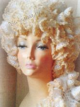 Шарф крючком "Облака", фото