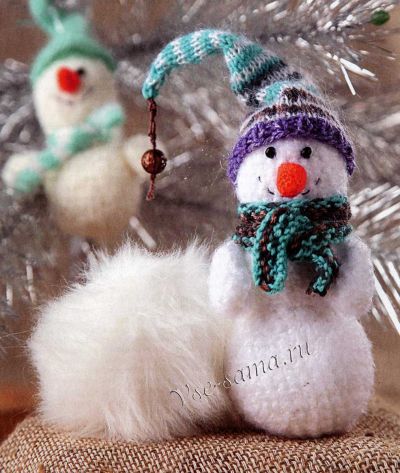 Снеговик с бубенчиком, фото