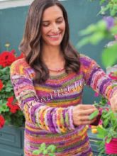 Связанный крючком пуловер, фото