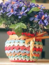 Цветное кашпо, фото