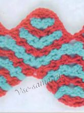 Узор зигзаг в стиле миссони 1, фото