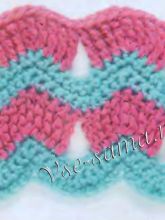 Узор зигзаг в стиле миссони 3, фото