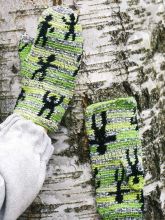 Варежки с человечками, фото