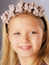 Венок из цветов крючком, фото