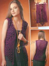 Жилет из мелких мотивов, фото