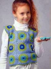 Жилет из мотивов, фото