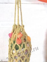 Ажурная сумка крючком