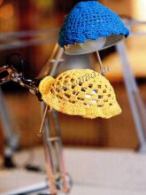 Ажурные шапочки для настольных ламп