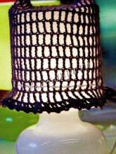 Ажурный абажур с ушками