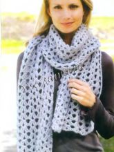 Ажурный шарф Дымка, фото