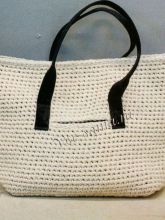 Белая сумка крючком